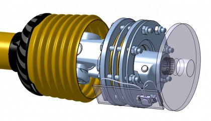 Friction clutch with operation control